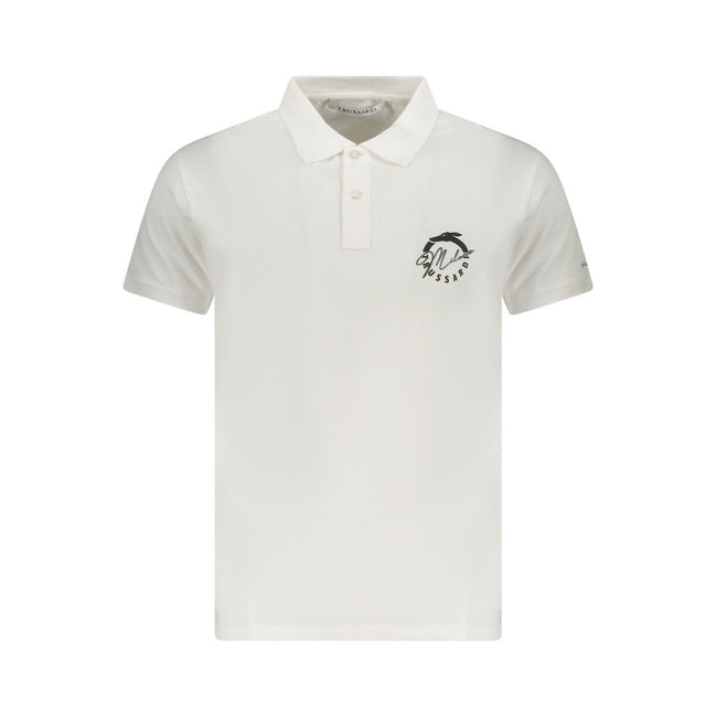 Trussardi Baumwoll-Poloshirt in Weiß