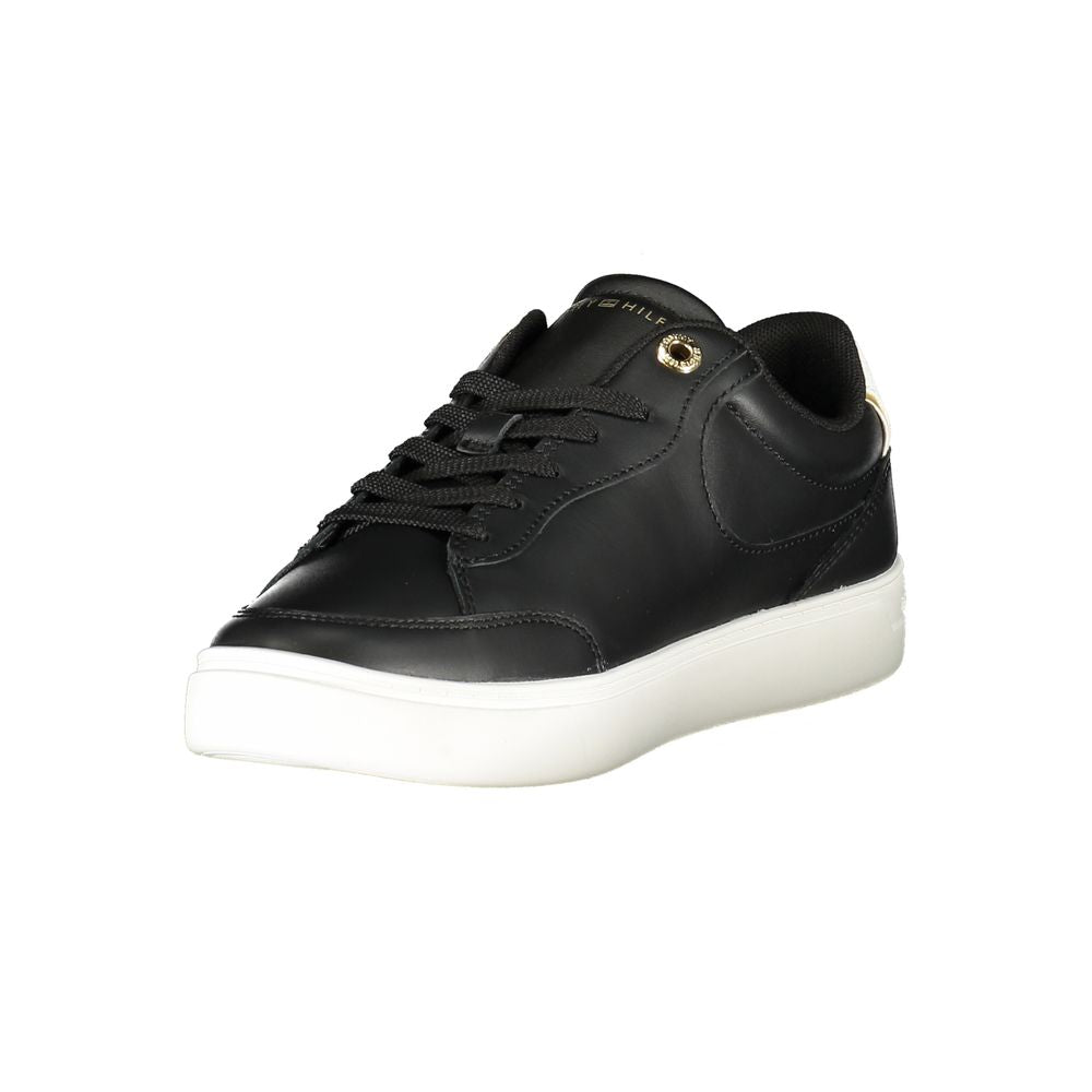 Tommy Hilfiger Black Polyester Sneakers