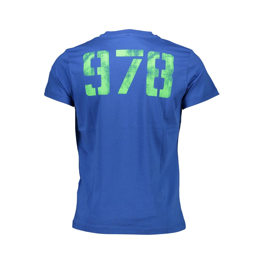 Diesel Blue Cotton T-Shirt for Men