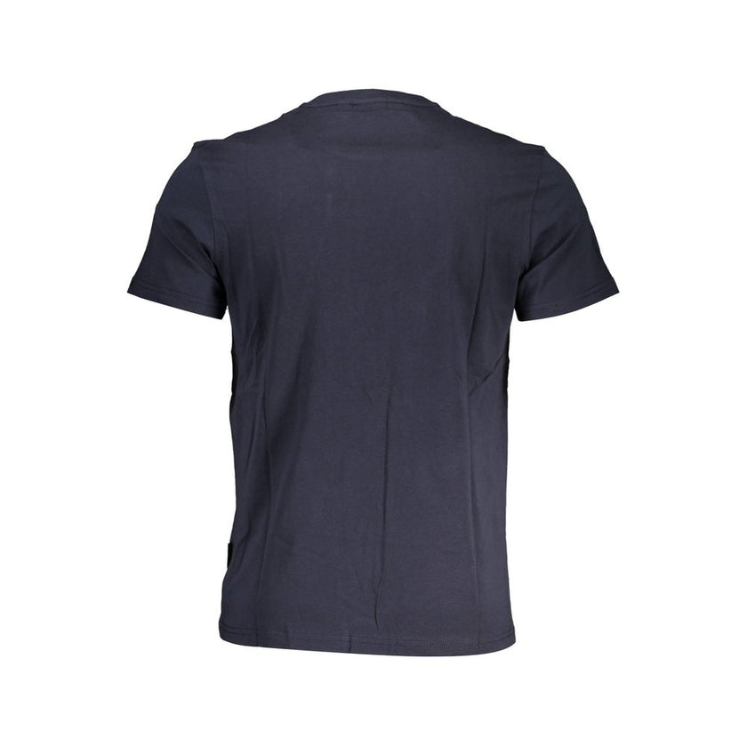 Napapijri Blu Baumwoll-T-Shirt für Herren