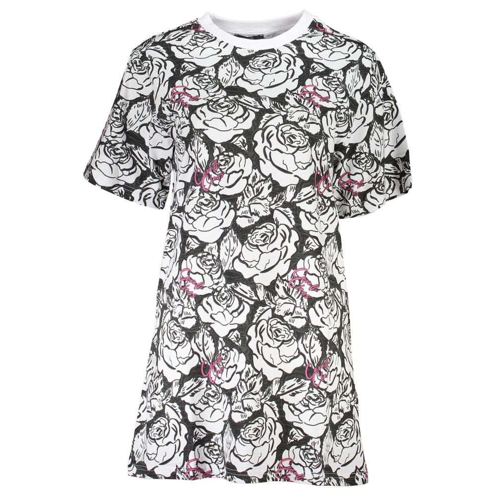 Cavalli Class Cotton Dress in White