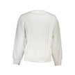 Calvin Klein Weißes Herren-Sweatshirt aus Baumwolle