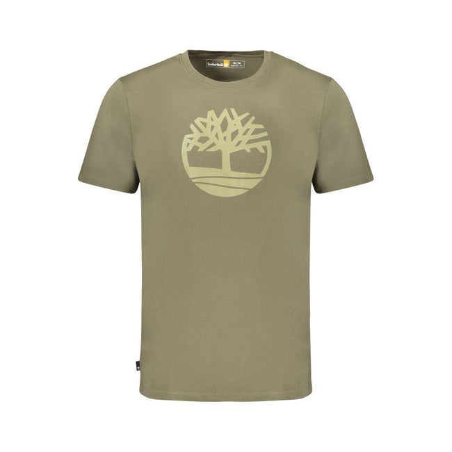 Timberland Verde Baumwoll-T-Shirt für Herren