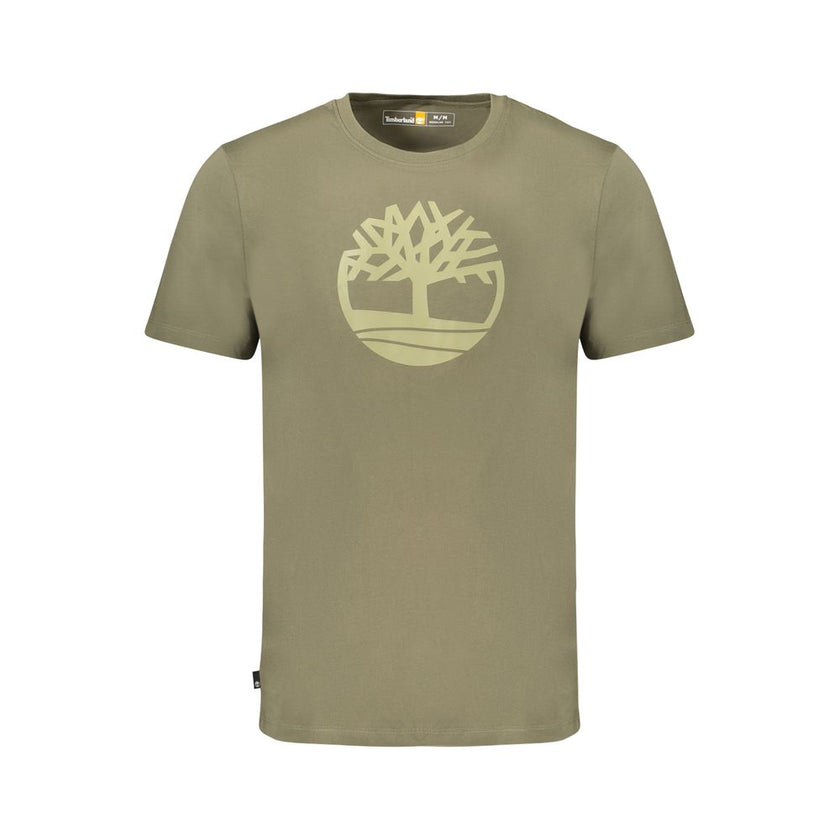 Timberland Verde Baumwoll-T-Shirt für Herren