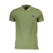 Cavalli Class Grünes Herren-Poloshirt aus Baumwolle