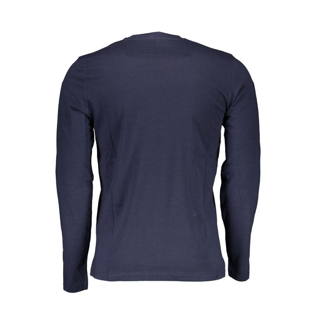 North Sails Blu Baumwoll-T-Shirt für Herren