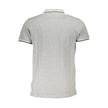 Cavalli Class Grigio Baumwoll-Herrenpoloshirt