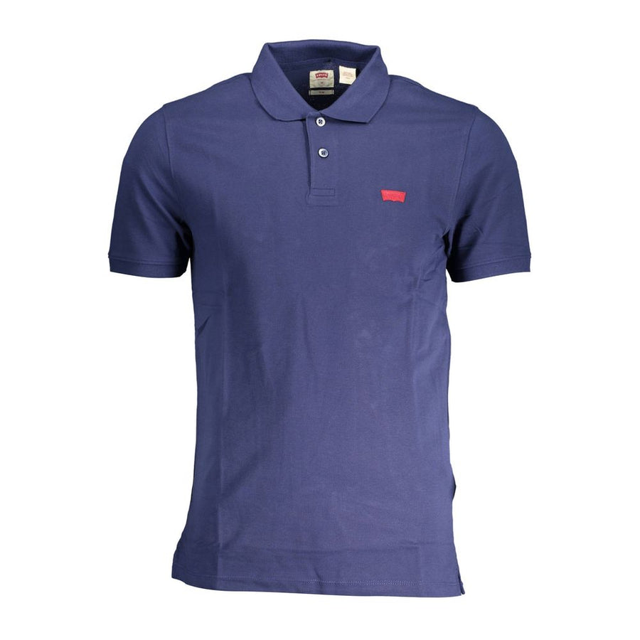 Levi's Men's Blue Cotton Polo Shirt