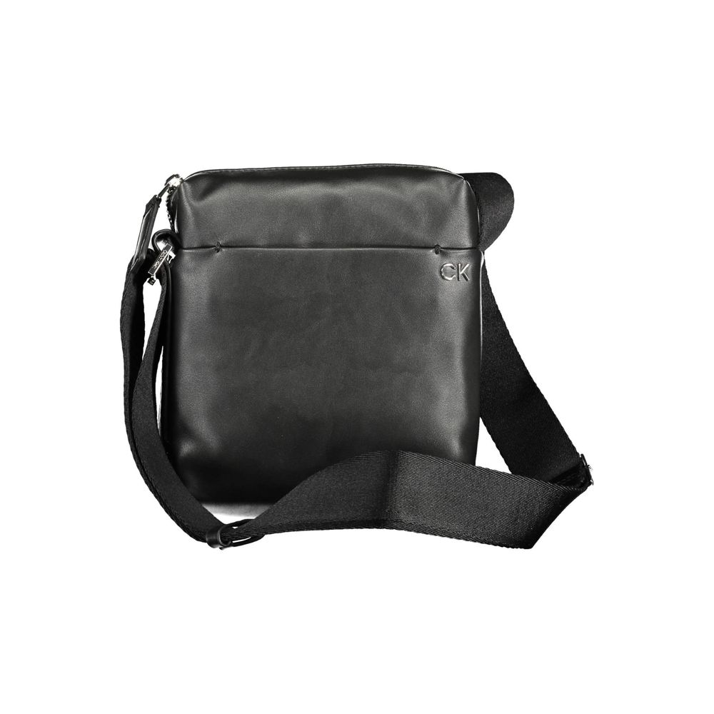 Calvin Klein Schwarze Polyester-Umhängetasche