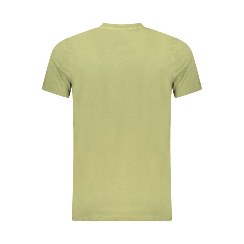 Cavalli Class Verde Baumwoll-T-Shirt für Herren