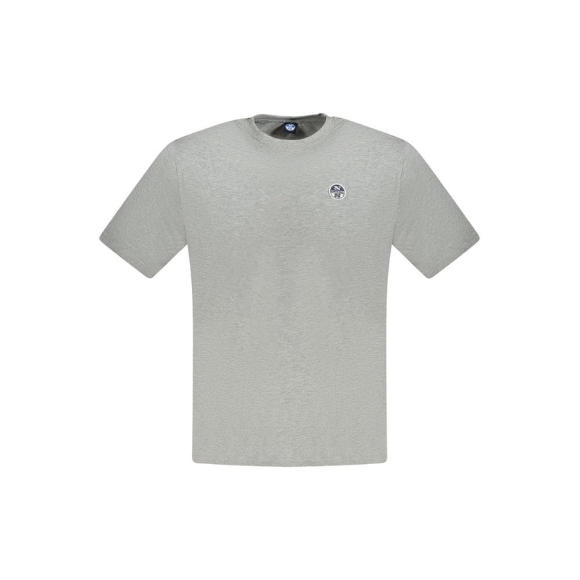 North Sails Grigio Baumwoll-T-Shirt für Herren