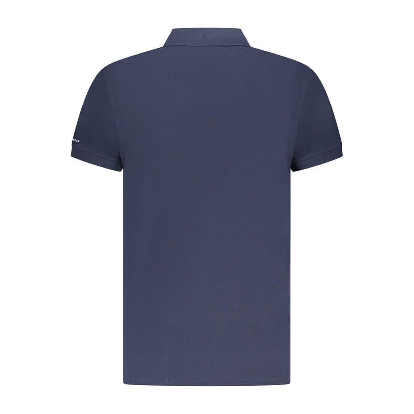 Trussardi Blu Cotton Herren Poloshirt
