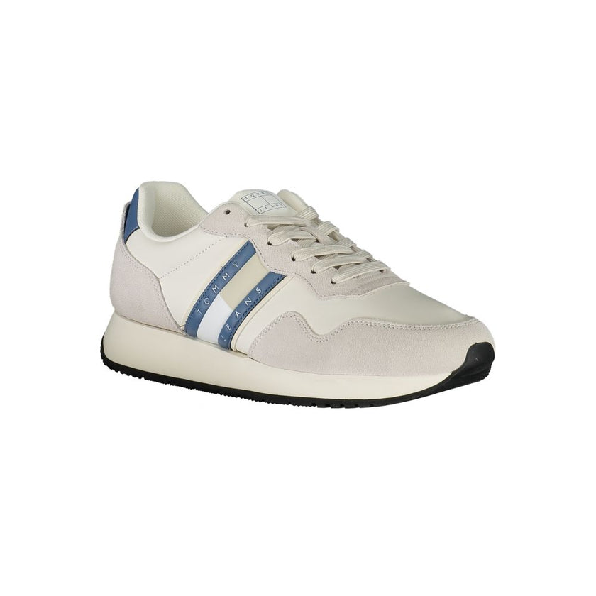 Tommy Hilfiger Bianco Leder Herren Sneaker