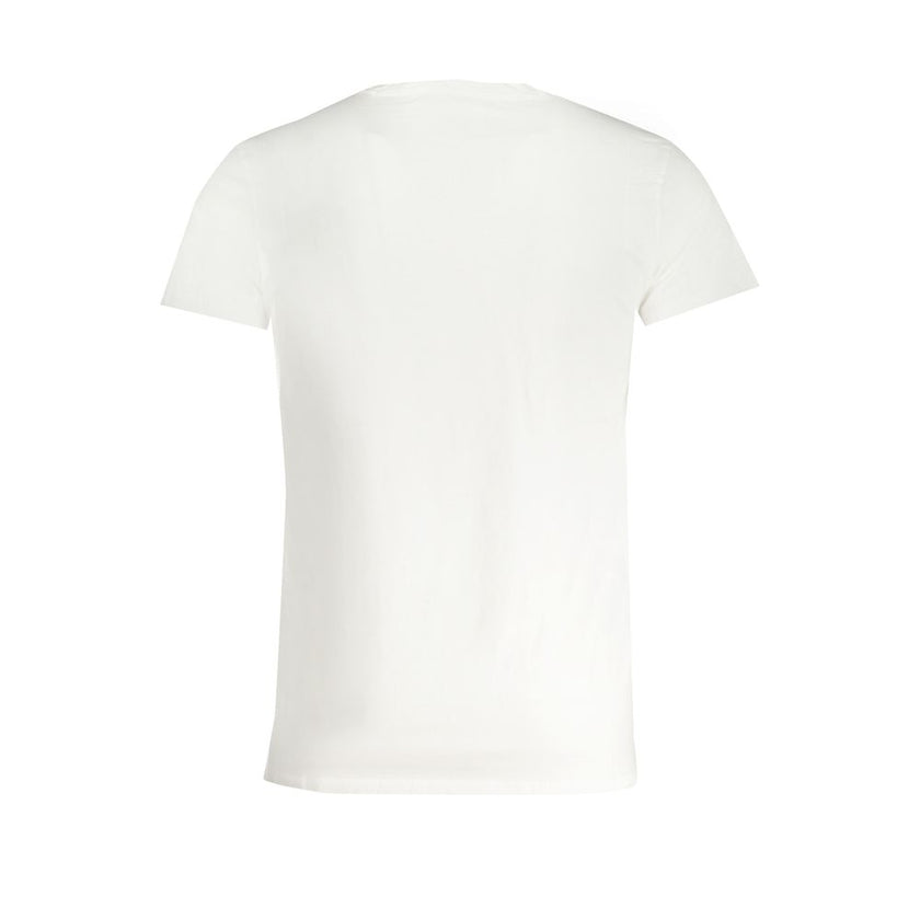 Trussardi Weißes Herren-T-Shirt aus Baumwolle