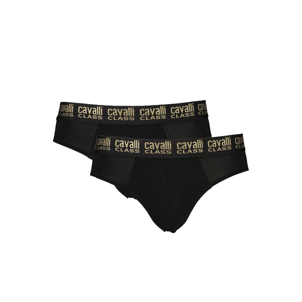 Cavalli Class Black Cotton Men's Underwear