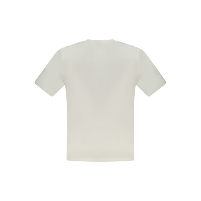 North Sails Bianco Baumwoll-T-Shirt für Herren