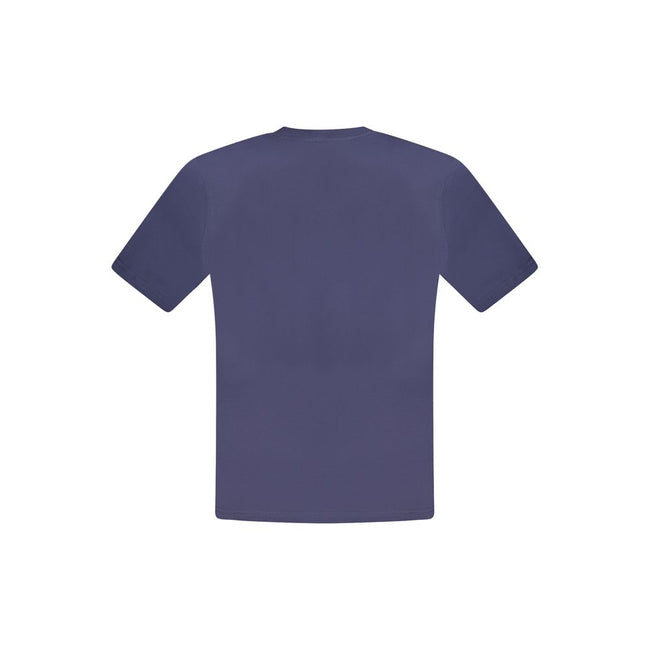 North Sails Blu Baumwoll-T-Shirt für Herren