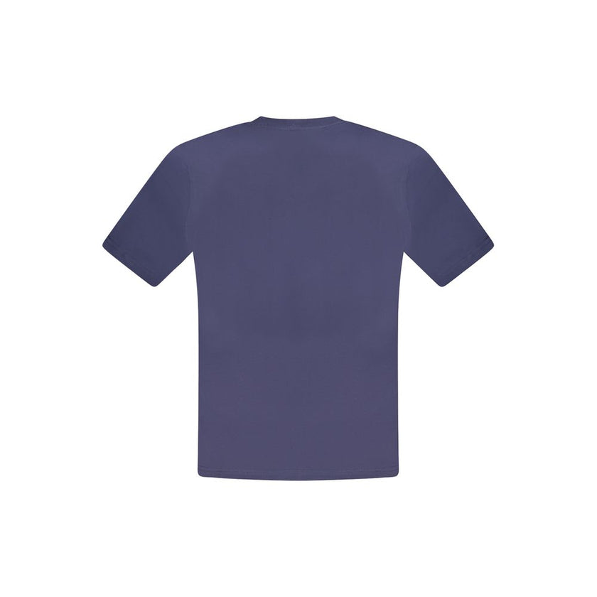 North Sails Blu Baumwoll-T-Shirt für Herren