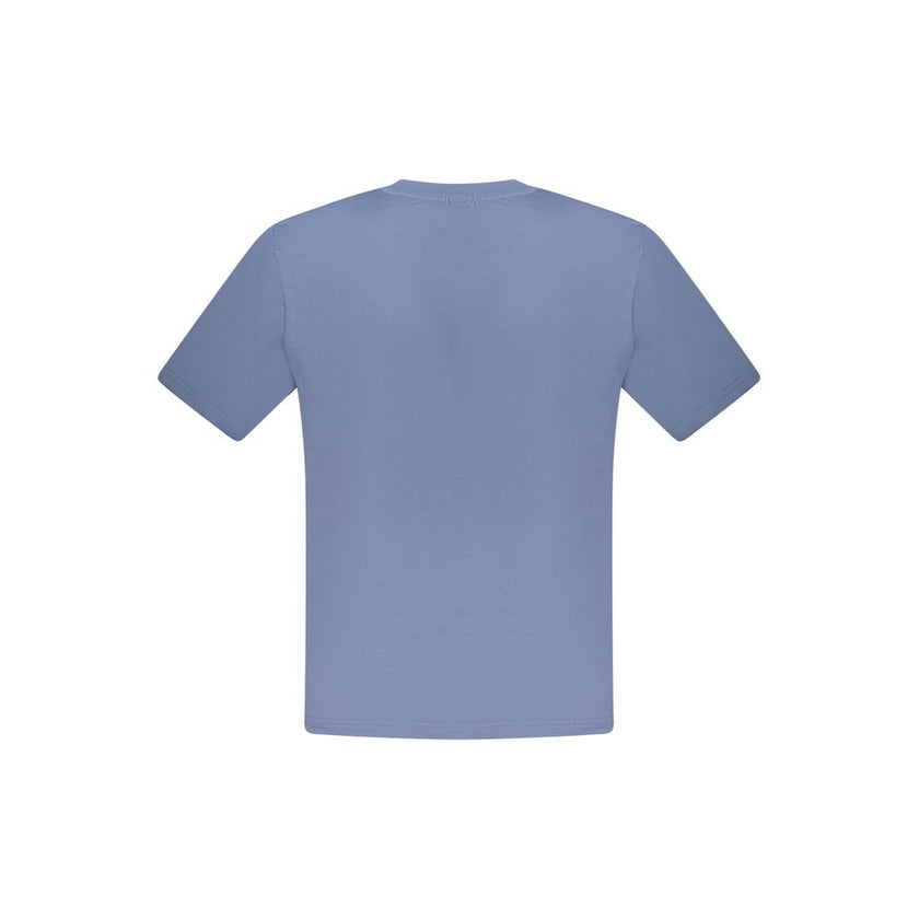 North Sails Blu Baumwoll-T-Shirt für Herren