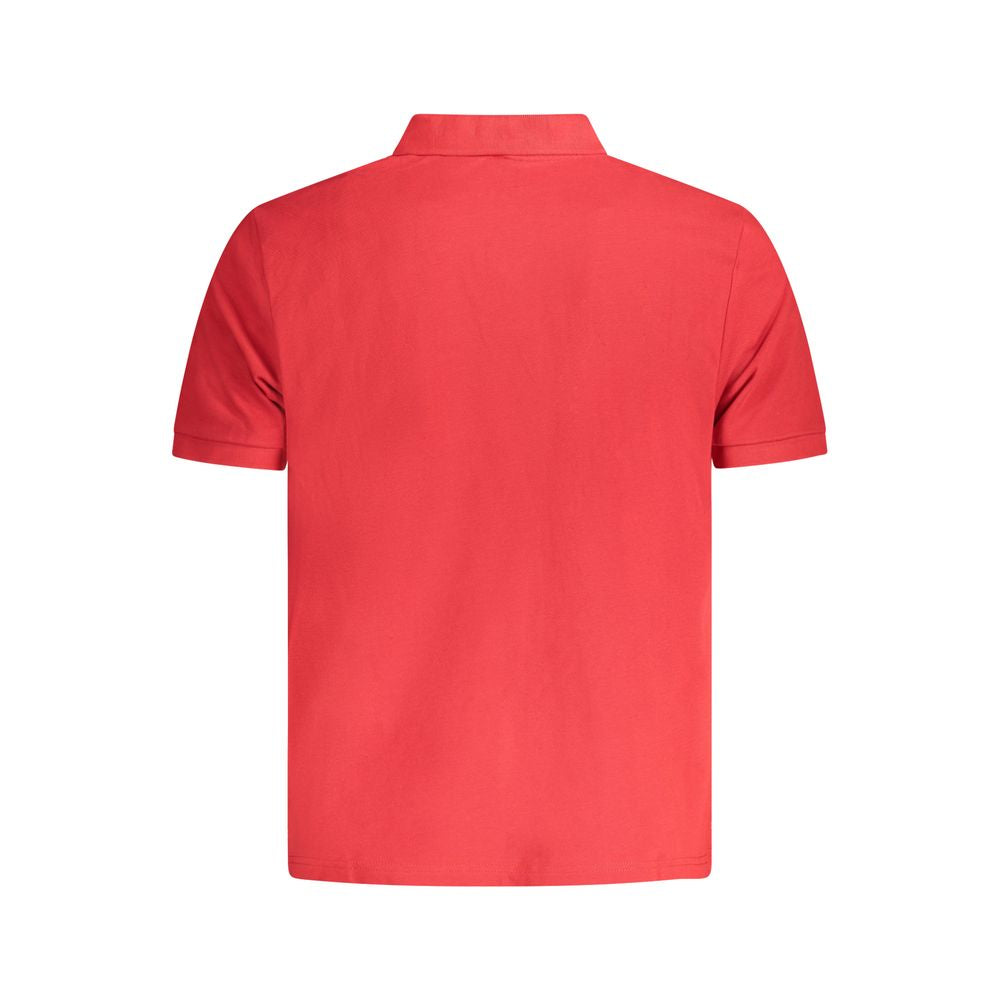North Sails Rotes Baumwoll-Poloshirt für Herren
