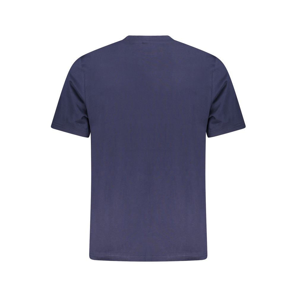 North Sails Blu Baumwoll-T-Shirt für Herren