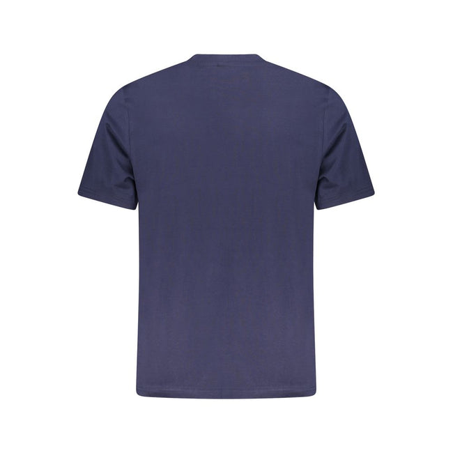 North Sails Blu Baumwoll-T-Shirt für Herren