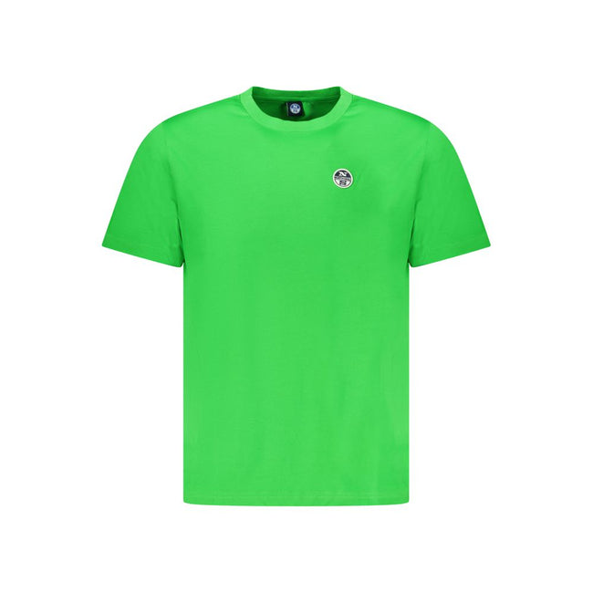 North Sails Verde Baumwoll-T-Shirt für Herren