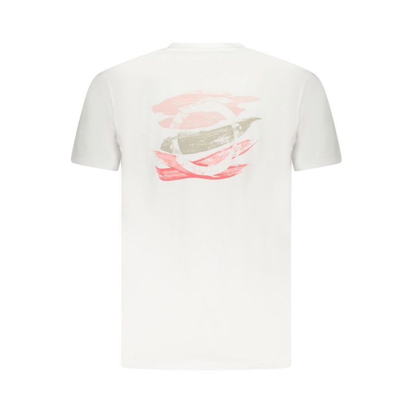 Trussardi Weißes Herren-T-Shirt aus Baumwolle