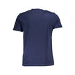 La Martina Blu Baumwoll-T-Shirt für Herren
