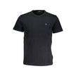 Napapijri Schwarzes Baumwoll-T-Shirt für Herren