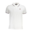 Norway 1963 Bianco Baumwoll-Herrenpoloshirt