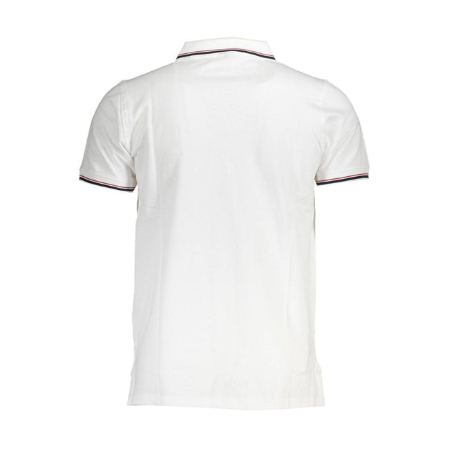 Norway 1963 Bianco Baumwoll-Herrenpoloshirt