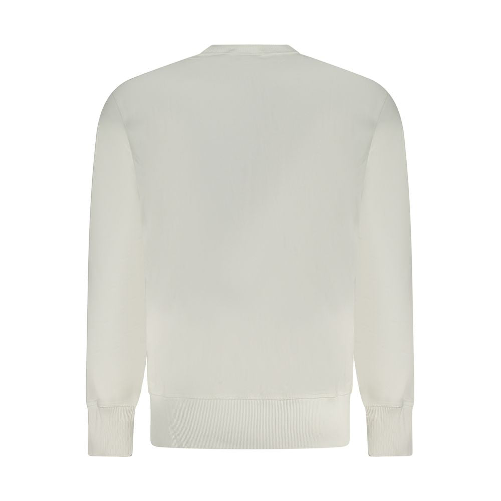 Calvin Klein Men's White Cotton Sweatshirt