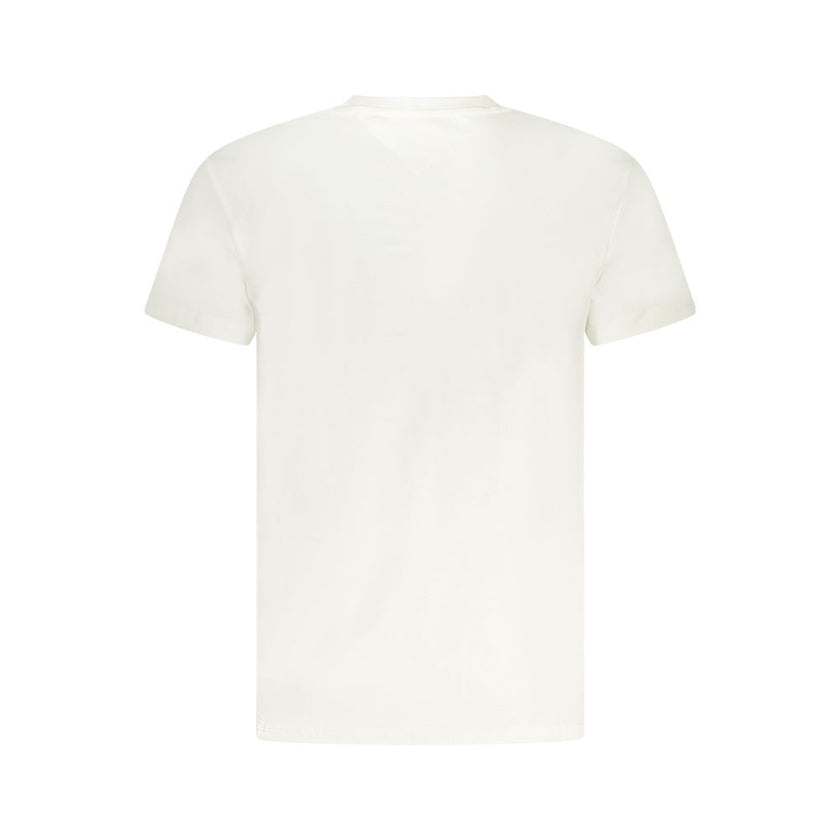 Tommy Hilfiger Bianco Baumwoll-T-Shirt für Herren