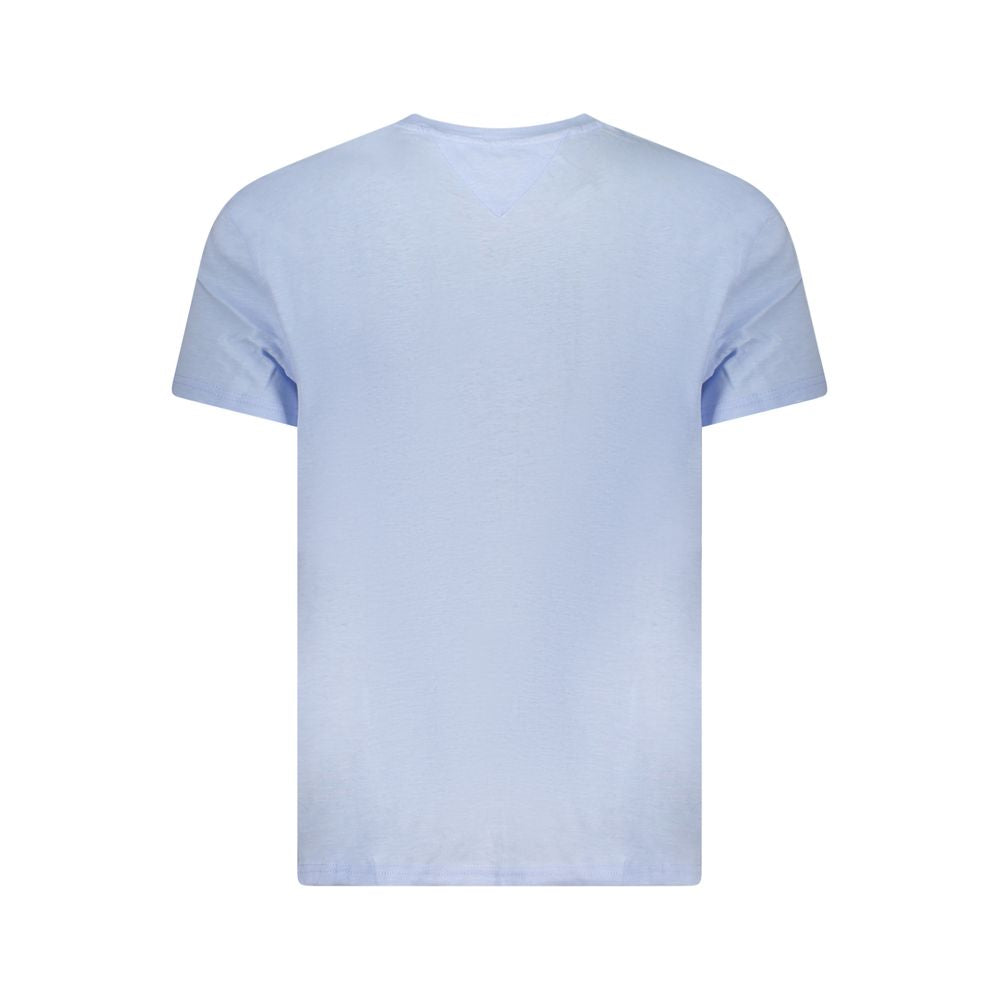 Tommy Hilfiger Azzurro Men's Cotton T-Shirt