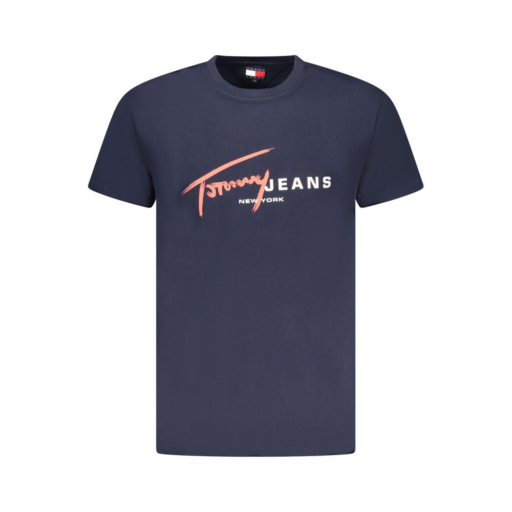 Tommy Hilfiger Men's Blue Cotton T-Shirt
