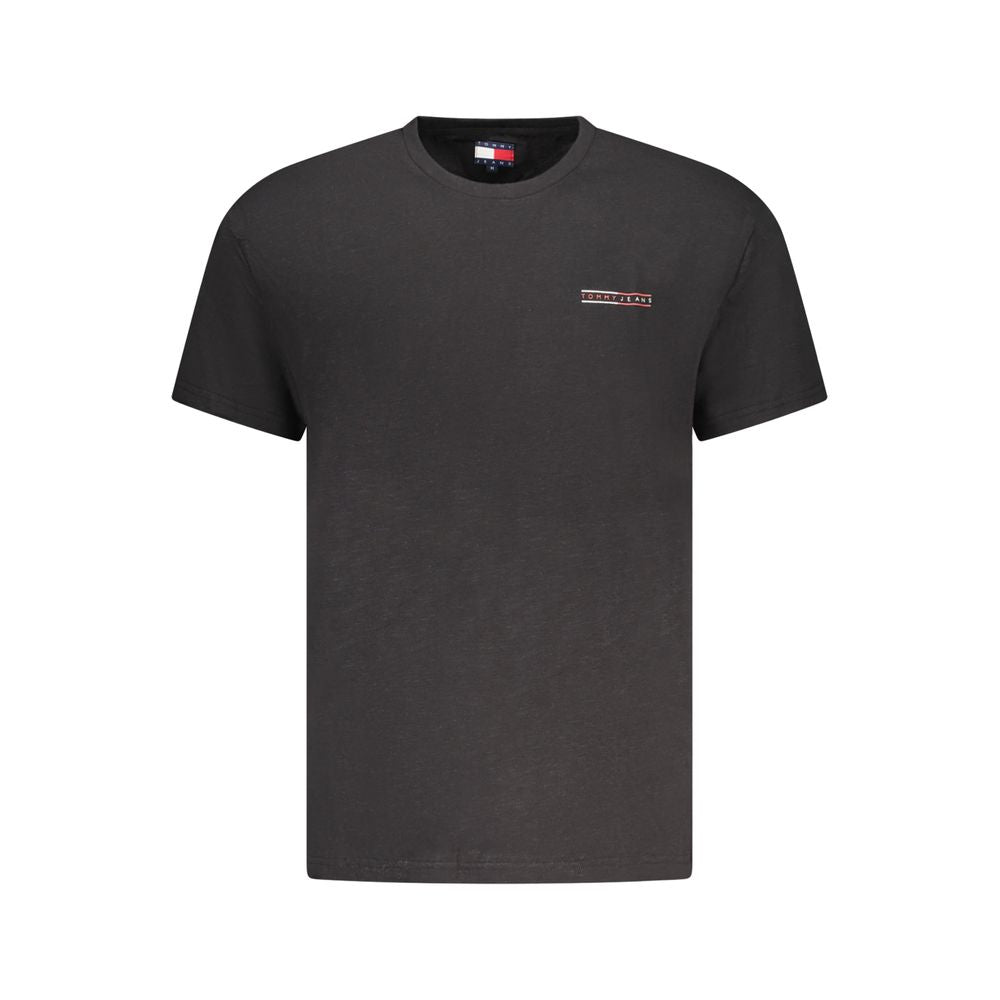 Tommy Hilfiger Men's Black Cotton T-Shirt
