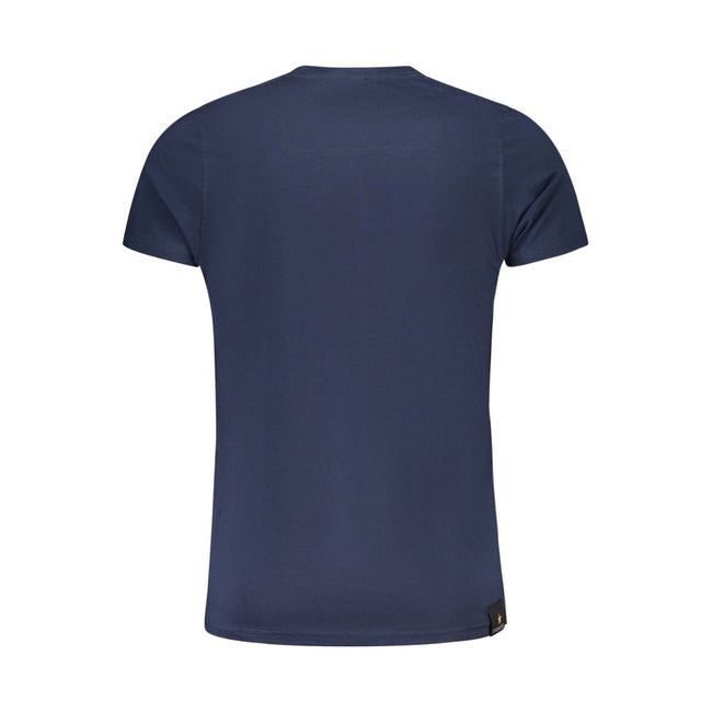 Accademia Militare Blu Baumwoll-T-Shirt für Herren