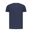 Accademia Militare Blu Baumwoll-T-Shirt für Herren