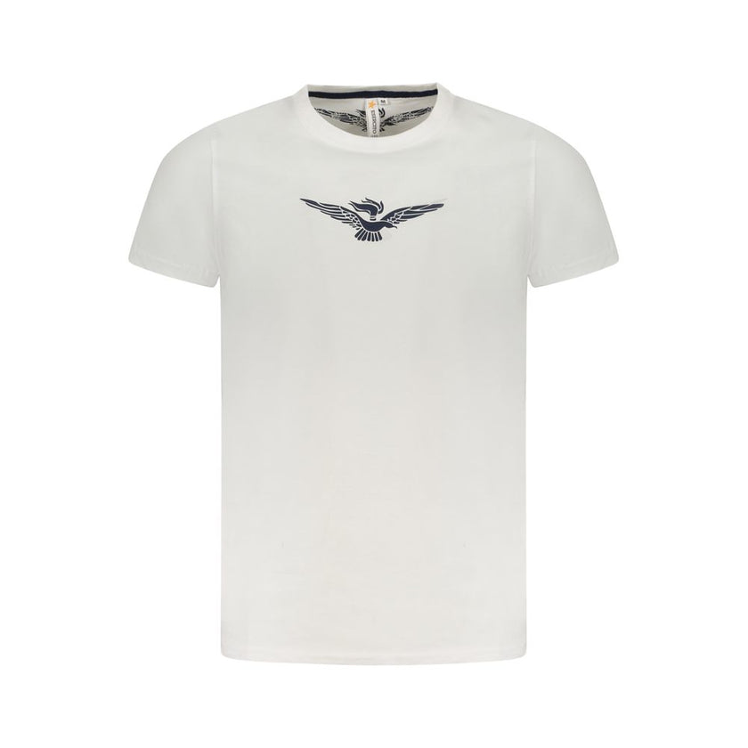 Accademia Militare Weißes Herren-T-Shirt aus Baumwolle