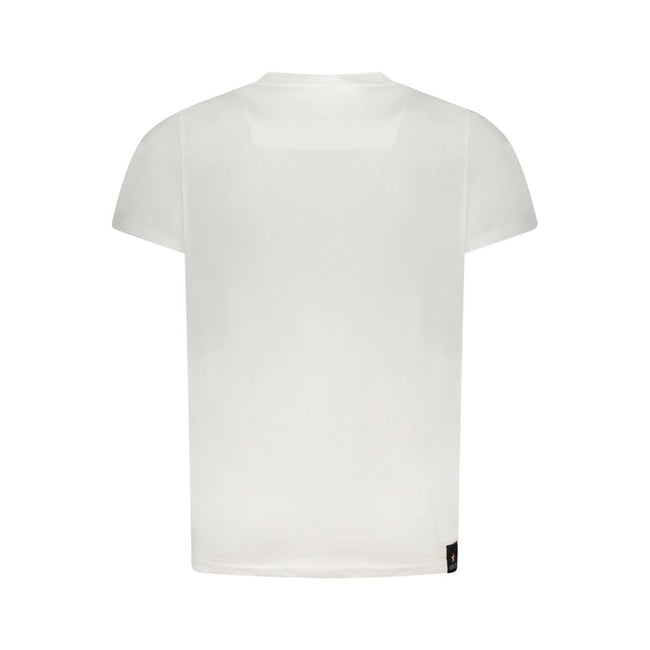 Accademia Militare Weißes Herren-T-Shirt aus Baumwolle
