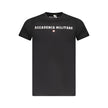Accademia Militare Schwarzes Baumwoll-T-Shirt für Herren