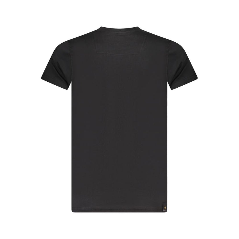 Accademia Militare Schwarzes Baumwoll-T-Shirt für Herren