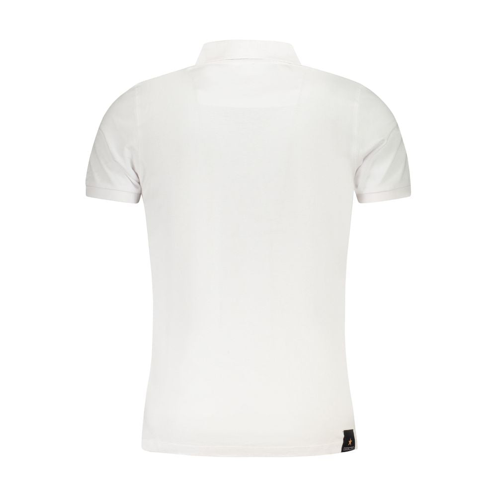 Accademia Militare Bianco Baumwoll-Herrenpoloshirt