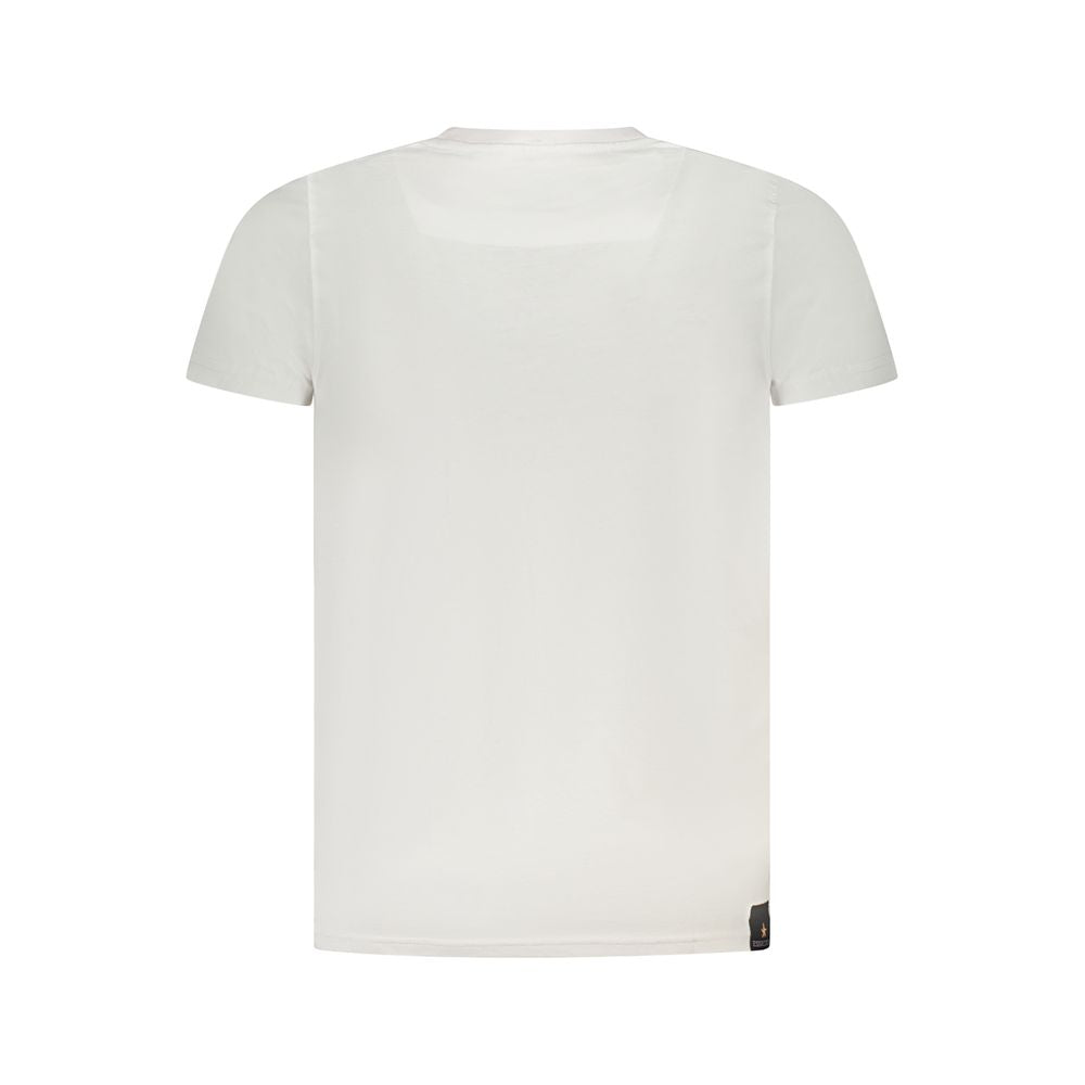 Accademia Militare Bianco Baumwoll-T-Shirt für Herren