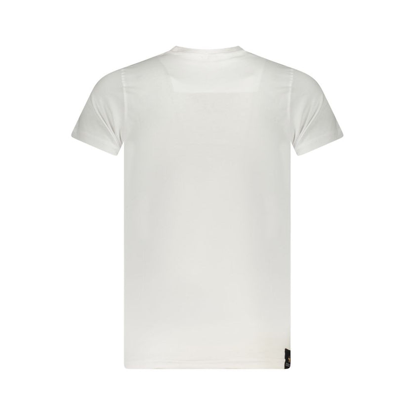 Accademia Militare Weißes Herren-T-Shirt aus Baumwolle