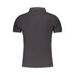 Accademia Militare Schwarzes Baumwoll-Poloshirt für Herren