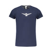 Accademia Militare Blaues Baumwoll-T-Shirt für Herren
