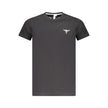 Accademia Militare Schwarzes Baumwoll-T-Shirt für Herren