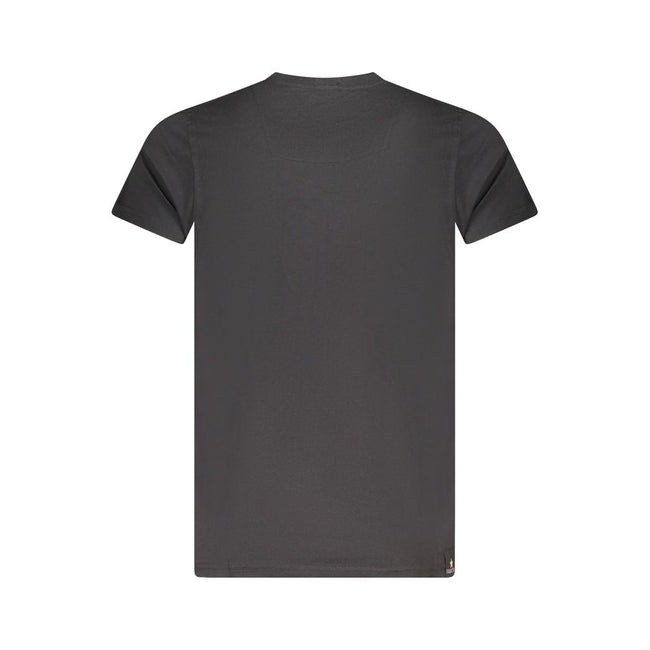 Accademia Militare Schwarzes Baumwoll-T-Shirt für Herren